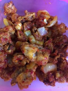 Foto resep Cumi goreng tepung pedas