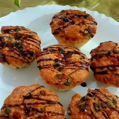 A picture of Tutti fruity cup cake.
