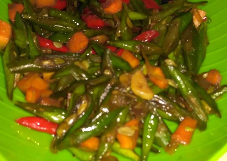 Resep Tumis buncis wortel pedas manis tapi manteb ala mamine kevin😄, Menggugah Selera