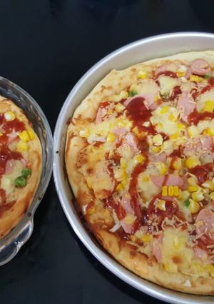 Foto resep Pizza ulen 3 menit toping suka-suka