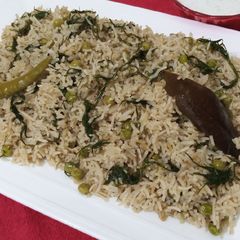 Soya Matar Pulao A picture of Soya Matar Pulao.