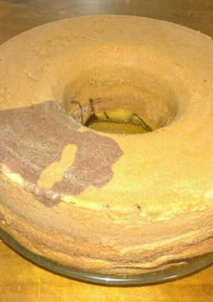 Una foto de Torta marmolada húmeda cremosa y súper esponjosa!! matera