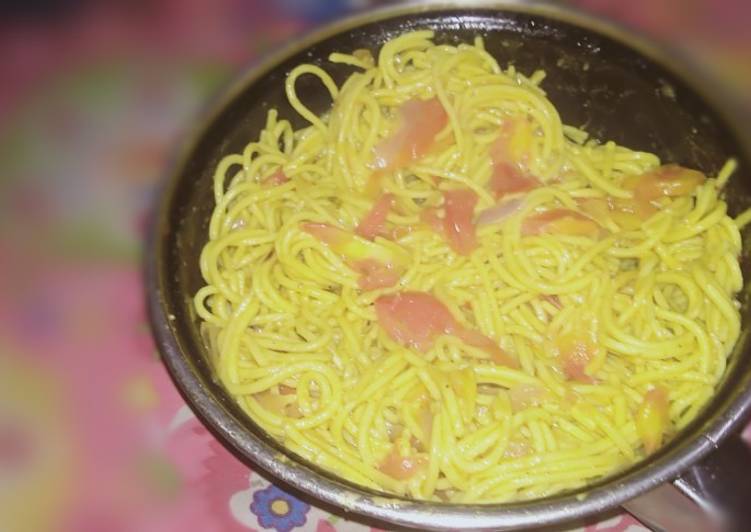 Step-by-Step Guide to Prepare Any-night-of-the-week Singapuri healthy spaghetti