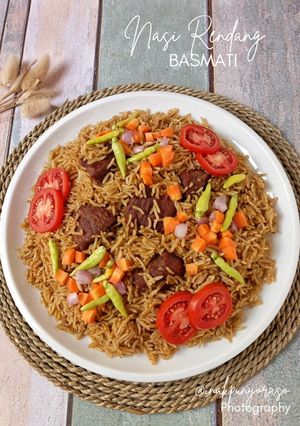 Foto resep Nasi Rendang basmati