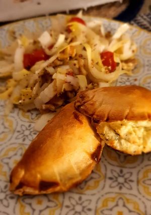 Une photo de Petits chaussons grecs à la feta