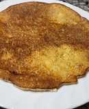 Pancake de banana y naranja sin gluten sin azúcar