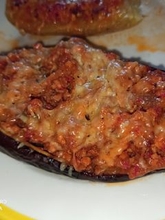 Una foto de Berenjenas rellenas