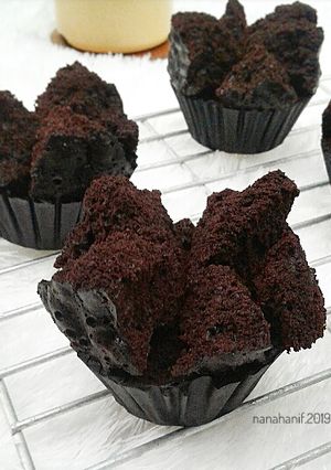 Foto resep Bolu kukus coklat tepung beras, gluten free