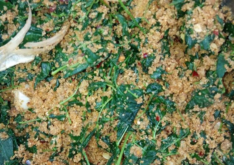 Recipe of Ultimate Murungai keerai Pori Arisi