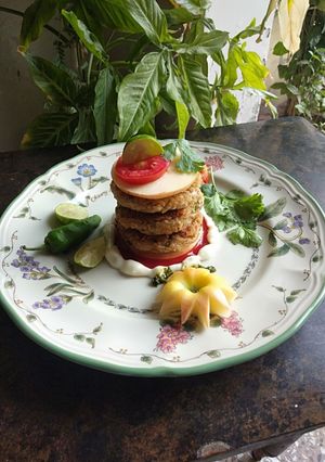 A picture of Rice & Potatoes kabab.