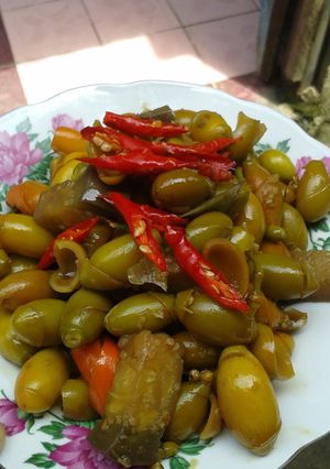 Foto resep Tumis melinjo terong