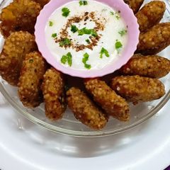 Vrat sabudana vada A picture of Vrat sabudana vada.