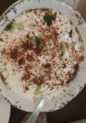 A picture of Mix veg raita.