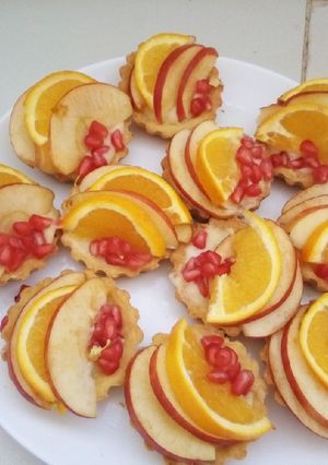 صورة لوصفة تارتولات بكريمة باتيسير