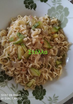 Φωτογραφία της συνταγής Noodles με κολοκύθι
