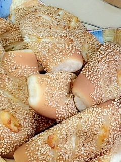 صورة لوصفة ساندويتش العجينه الذهبيه وبنص كيلو دقيق نعمل 20 ساندويتش