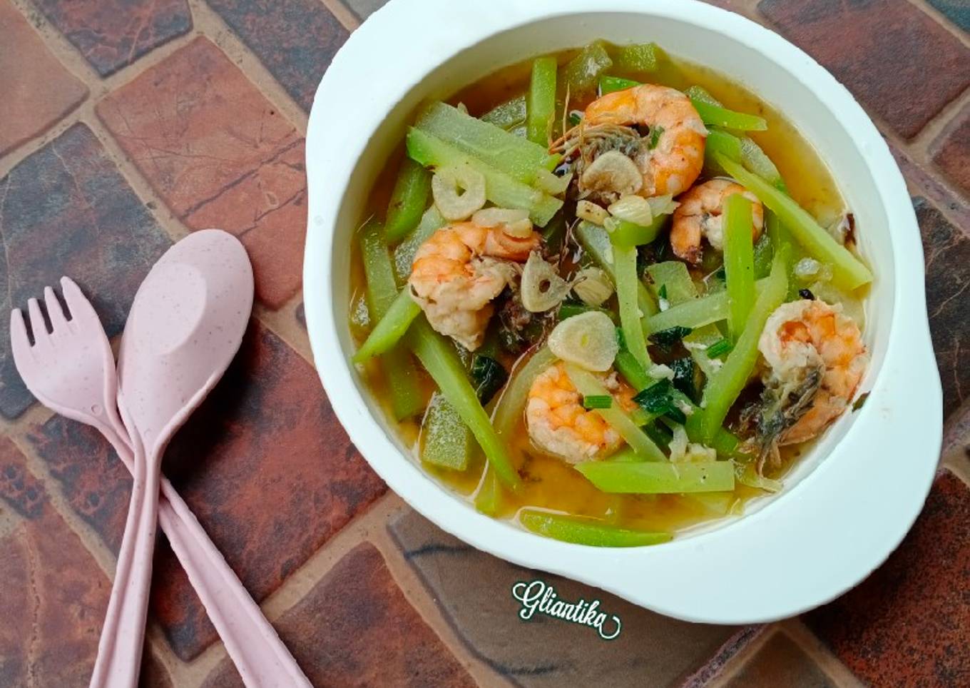Tumis Labu Siam Mix Udang
