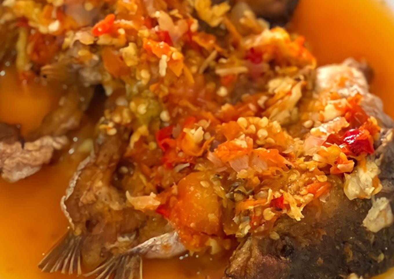 Ikan patin sambal pecak bakar