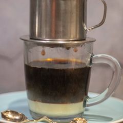 Vietnamese Dripping coffee A picture of Vietnamese Dripping coffee.