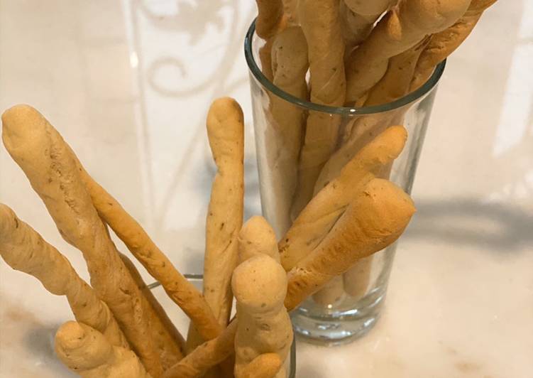 Crispy garlic bread stick