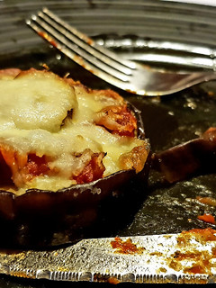Una foto de Mini Pizza de Berenjena