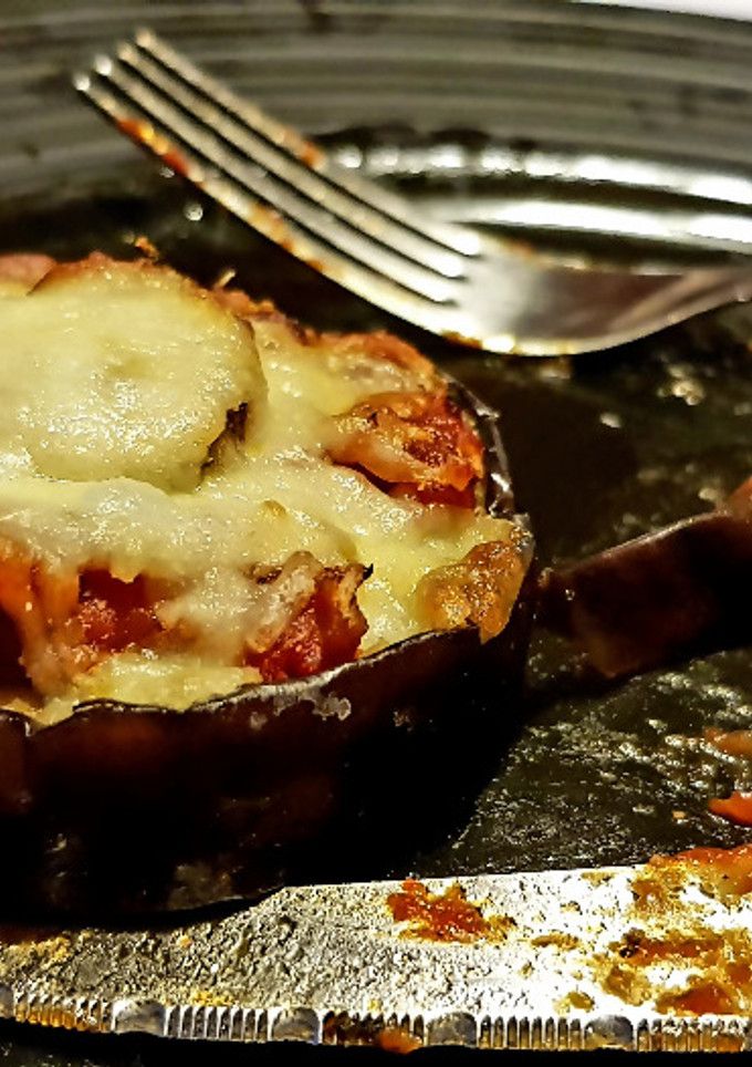 Una foto de Mini Pizza de Berenjena