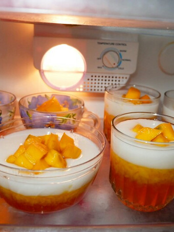 Langkah Mudah untuk Membuat Puding lapis agar2 mangga Untuk Jualan