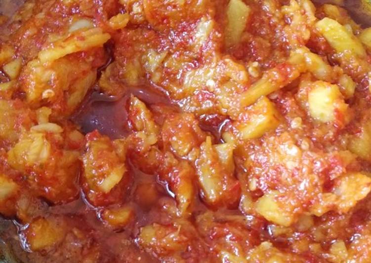 Resep Sambal nanas pedas manis yang enak