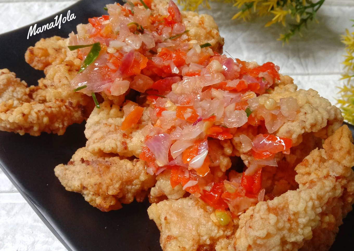 sambel ayam cincang