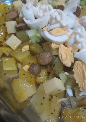Foto principal de Ensalada de patata y cheddar