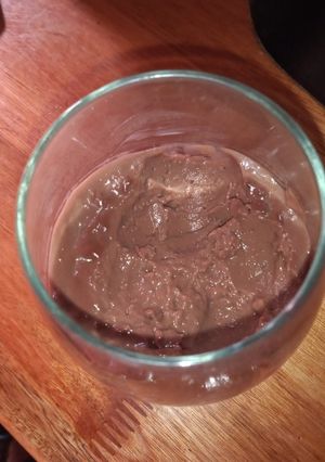 Una foto de Postre de "Maizena" sabor chocolate
