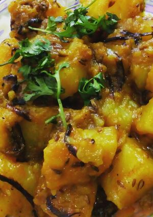 A picture of Spicy potatoes (side dish).