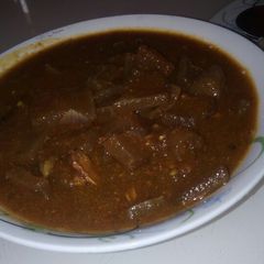 A picture of Bomo soup(ganda).