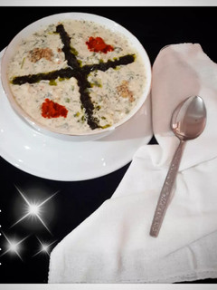 عکسی از دستور آش ماست سبزوار