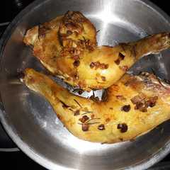 A picture of Paha ayam panggang praktis.