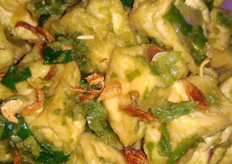 Tahu sambal ijo