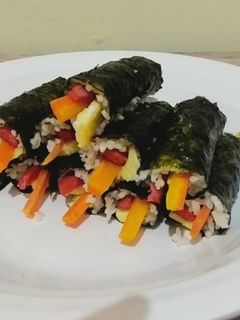 Foto resep Mini Kimbap (Korean Rice Roll)