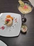 Sorbet de naranja con vino blanco
