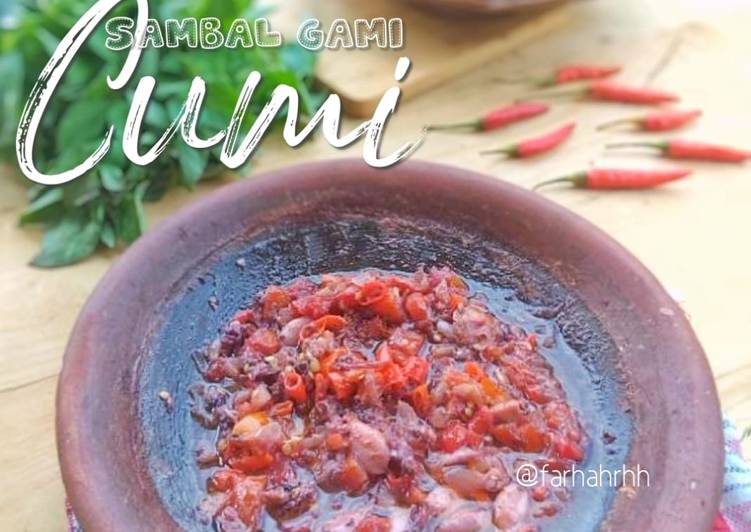 Sambal Gami Cumi