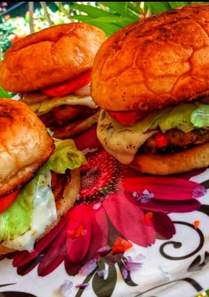 A picture of Veggie burger.