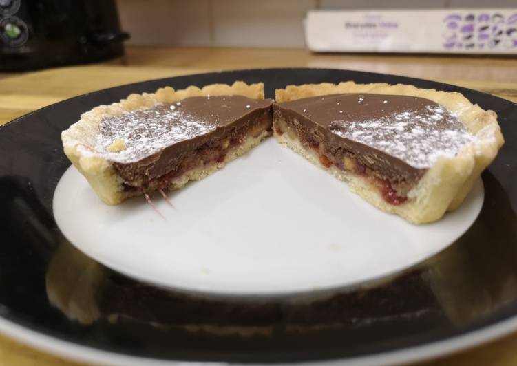 Recipe of Homemade Peanut Butter, Jam &amp; Milk Chocolate Tarts #helpfulcooks