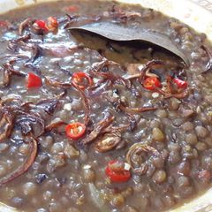 A picture of Malka masoor ki daal (kali daal).