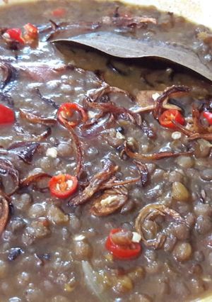 A picture of Malka masoor ki daal (kali daal).