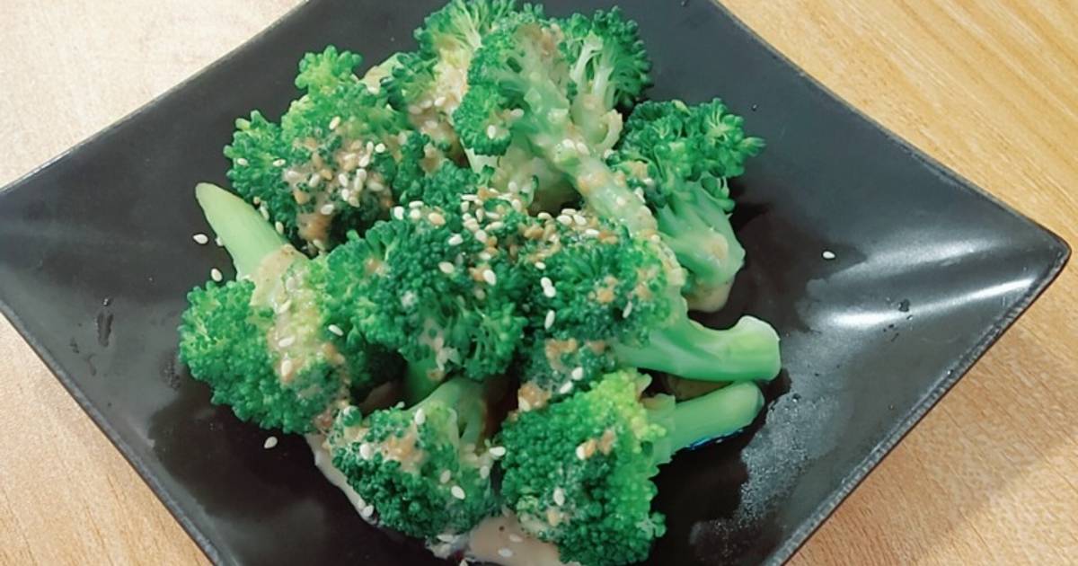 西蘭花胡麻醬沙拉食譜by 喜樂瑪瑪 Cookpad