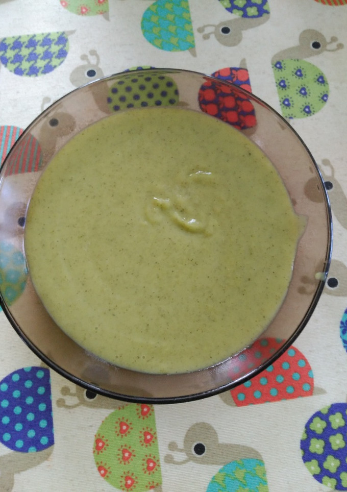 Una foto de Crema de calabacín