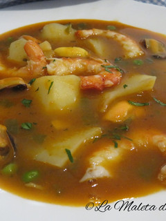 Una foto de Guiso de Patatas a la marinera
