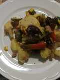 Insalata di patate con verdure sott'olio
