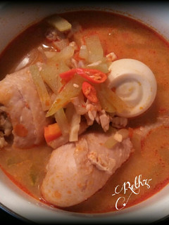 Foto resep Sayur gulai Ayam telur labu praktis