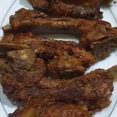 รูปของ Iga babi bakar madu / Honey pork ribs