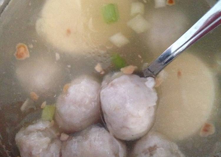 Baso ikan kecil